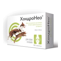 ХондроНео таблетки со вкусом мяса для кошек и собак, № 30