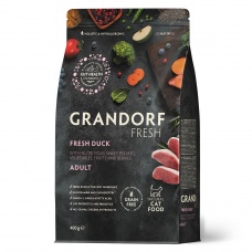 GRANDORF FRESH CAT Duck сухой корм для кошек, утка, батат