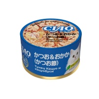 INABA влажный корм для кошек CIAO can Тунец Кацуо и кацуобуси, 85 г