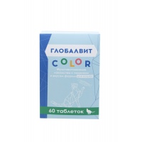 Глобалвит Color Мультивитаминное лакомство с таурином и вкусом форели для кошек 60 т 