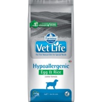 Farmina Vet Life Сухой корм для собак Hypoallergenic, яйцо с рисом