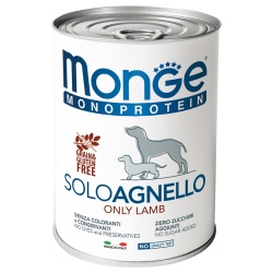 Monge Dog Monoprotein Solo консервы для собак паштет из ягненка
