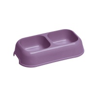Миска пласт.двойная 0,7л FERPLAST Party 16