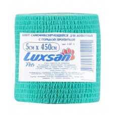Бинт самофиксирующийся Luxsan д/ж с горькой пропиткой 15х450см 3БГ15
