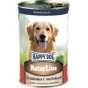 ХэппиДог Natur Line Консервы для собак, Телятина с индейкой, 0,410 кг 72244