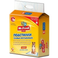 Mr.Fresh Expert Подстилки гелевые впитывающие Супер