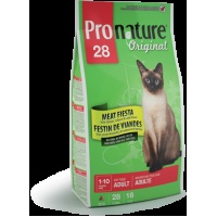 Pronature Original 28 сухой корм для кошек Мясная Фиеста, уп. 2,72 и 20 кг