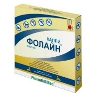 Фолайн капли на холку для собак от 40 кг., 1,5 мл.