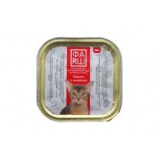 Паштет для кошек ФАРШ с индейкой, 100 гр